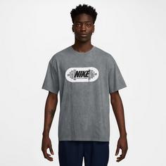 Rückansicht von Nike M90 Funktionsshirt Herren smoke grey
