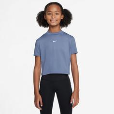 Rückansicht von Nike Pro Dri-FIT Funktionsshirt Kinder world indigo-white