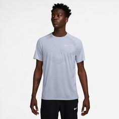 Rückansicht von Nike Stride Funktionsshirt Herren ghost-htr-reflective silv