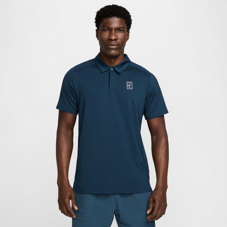 Nike Nike Advantage Tennisshirt Herren - armory navy-white-white - 0 | SportScheck