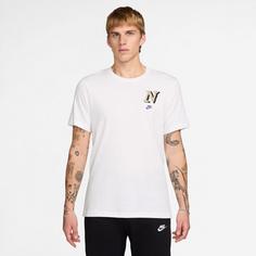 Rückansicht von Nike Club Neo Varsity T-Shirt Herren white