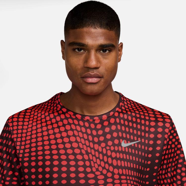 Nike Nike Miler Funktionsshirt Herren - burgundy crush-reflective silv - 2 | SportScheck