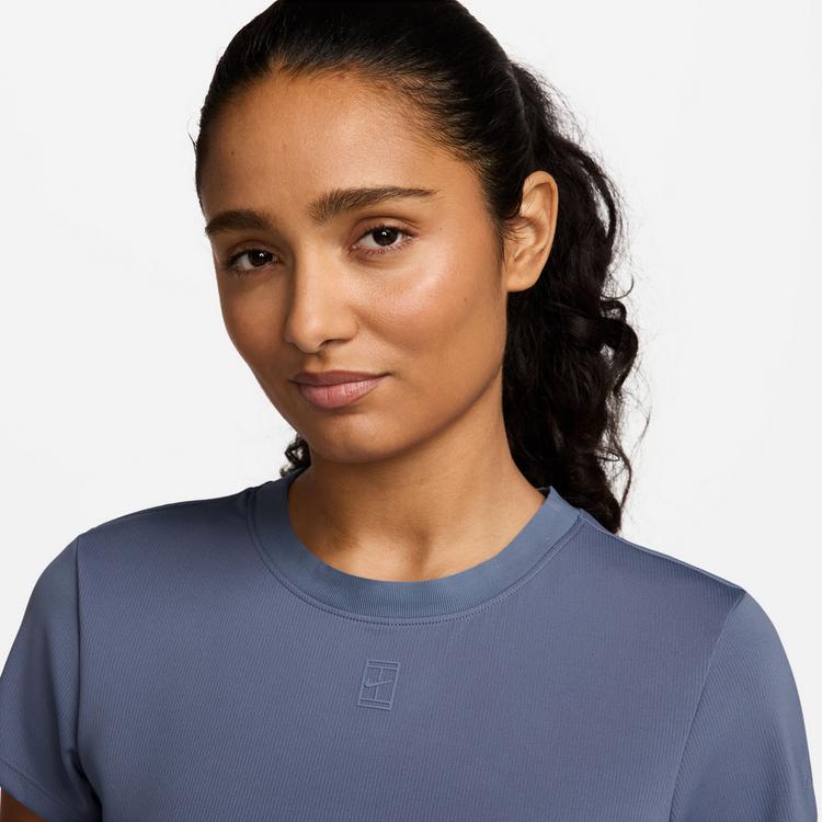 Nike Nike W NKCT DF ADVTG SS TOP Tennisshirt Damen - world indigo-world indigo - 2 | SportScheck