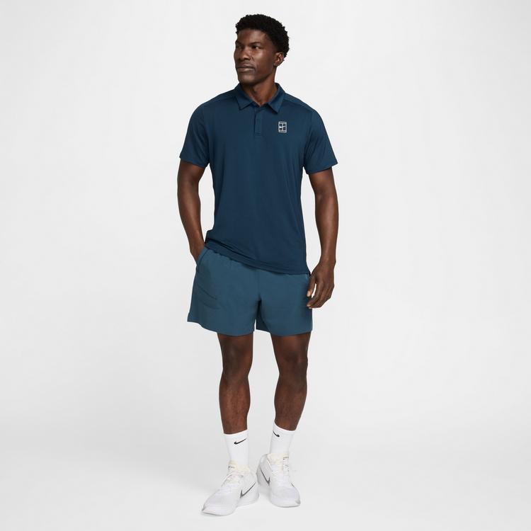 Nike Nike Advantage Tennisshirt Herren - armory navy-white-white - 3 | SportScheck