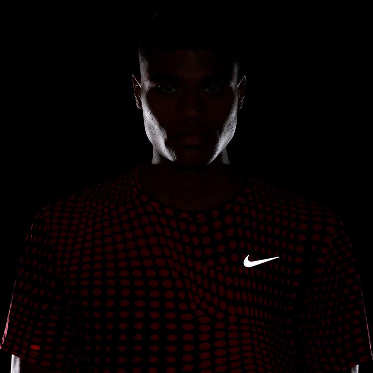 Nike Nike Miler Funktionsshirt Herren - burgundy crush-reflective silv - 3 | SportScheck
