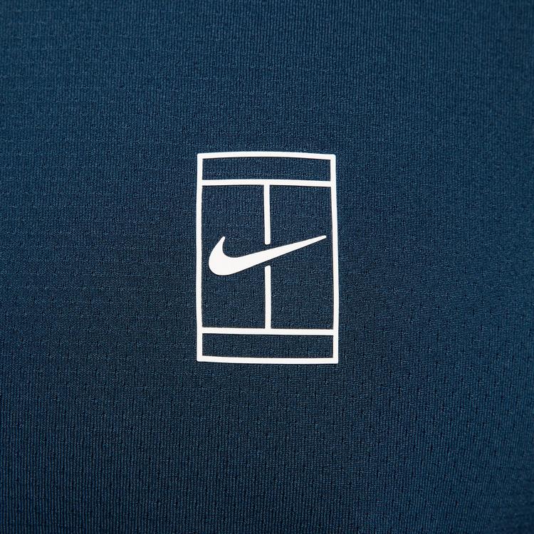 Nike Nike Advantage Tennisshirt Herren - armory navy-white-white - 5 | SportScheck