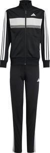 adidas 3S Trainingsanzug Jungen - black-white-grey