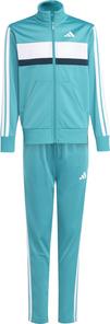 adidas 3S Trainingsanzug Jungen - pure teal-aurora ivy-white