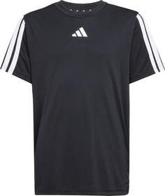 adidas J TR-ES 3S TEE Funktionsshirt Kinder black-white