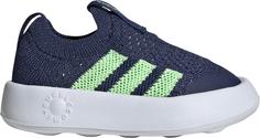 adidas BUBBLECOMFY Sneaker Kinder dark blue-lime burst-ftwr white
