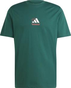 adidas Pizza T-Shirt Herren collegiate green