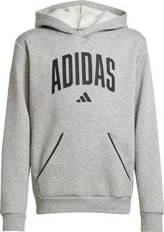 adidas Essentials Collegiate Hoodie Kinder medium grey heather-black