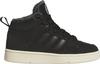 adidas RAPID COURT MID WINTERIZED Sneaker Kinder - core black-carbon-cream white