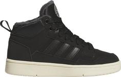 adidas RAPID COURT MID WINTERIZED Sneaker Kinder core black-carbon-cream white