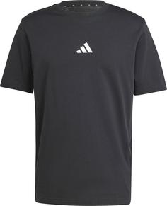 adidas M SL SJ T T-Shirt Herren black-white