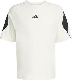 adidas Stadium T-Shirt Herren off white-black