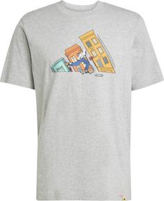 adidas Skate T-Shirt Herren medium grey heather