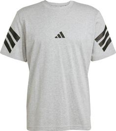 adidas Future Icons 3S T-Shirt Herren medium grey heather