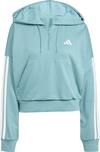 adidas Hoodie Damen - powder teal-white
