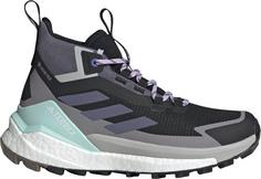 adidas GTX FREE HIKER 2 Wanderschuhe Damen core black-preloved violet-taupe oxide