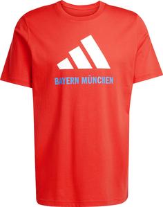adidas FC Bayern München Fanshirt Herren red-white