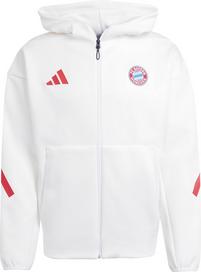 adidas FC Bayern M&uuml;nchen Trainingsjacke Herren - white-black