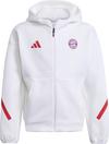 adidas FC Bayern M&uuml;nchen Kapuzenjacke Kinder - white-red