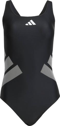 adidas BB CBCK SUIT Schwimmanzug Damen black-white