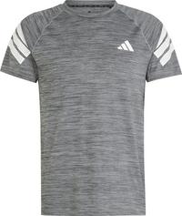 adidas GYM+ 3S TEE Funktionsshirt Herren - black melange-white