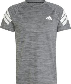 adidas GYM+ 3S TEE Funktionsshirt Herren black melange-white