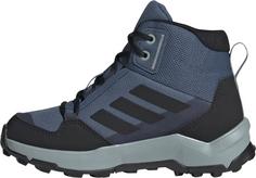 Rückansicht von adidas TERREX AX4R R.RDY MID Wanderschuhe Kinder wonder steel-core black-magic grey