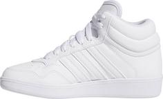 Rückansicht von adidas HOOPS 4.0 MID Sneaker Kinder ftwr white-ftwr white-core black
