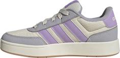 Rückansicht von adidas BREAKBASE Sneaker Kinder wonder white-powder plum-glory grey