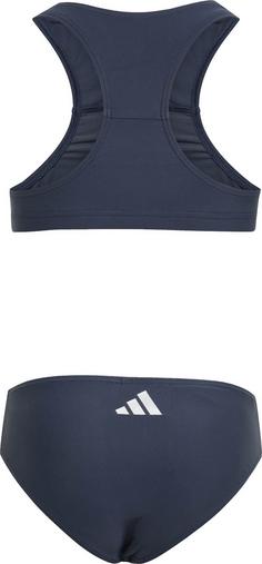 Rückansicht von adidas GLAM Bikini Set Kinder aurora ink