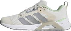 Rückansicht von adidas DROPSET CONTROL Fitnessschuhe Damen chalk white-halo silver-lime burst