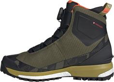 Rückansicht von adidas CONRAX BOA R.RDY Winterschuhe Herren focus olive-core black-pulse olive