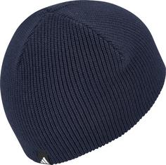 Rückansicht von adidas LINEAR Beanie Kinder dark blue