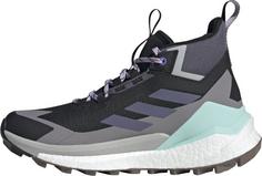 Rückansicht von adidas GTX FREE HIKER 2 Wanderschuhe Damen core black-preloved violet-taupe oxide