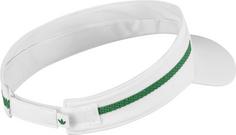 Rückansicht von adidas Clima Visor Herren white-green