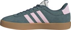 Rückansicht von adidas VL COURT 3.0 Sneaker Damen preloved teal-clear pink-gold metallic