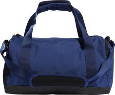 Rückansicht von adidas LINEAR DUFFEL XSMALL Sporttasche Kinder dark blue-white