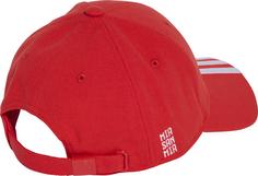 Rückansicht von adidas FC Bayern München Cap Herren red-white