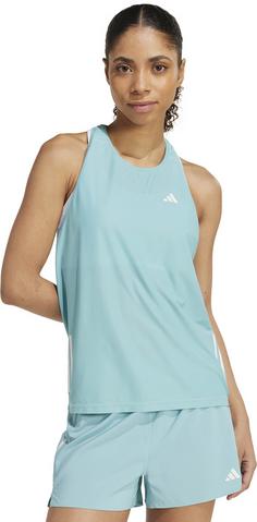 Rückansicht von adidas OWN THE RUN Funktionstank Damen minton
