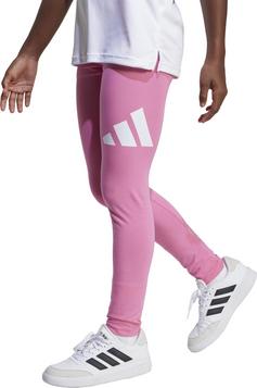 Rückansicht von adidas BIG LOGO Leggings Kinder pink fusion-white