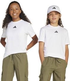 Rückansicht von adidas SL T-Shirt Kinder white-black
