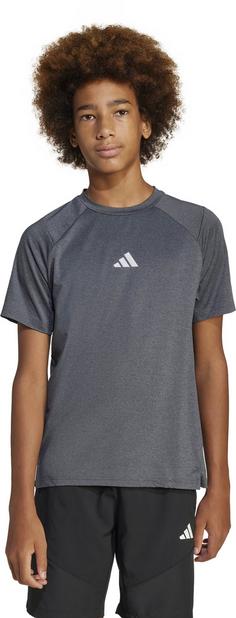 Rückansicht von adidas FAVORITE Funktionsshirt Kinder black-grey-reflective silver