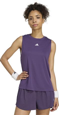 Rückansicht von adidas Match Funktionstank Damen aurplu