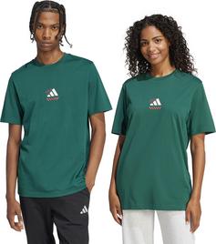 Rückansicht von adidas Pizza T-Shirt Herren collegiate green