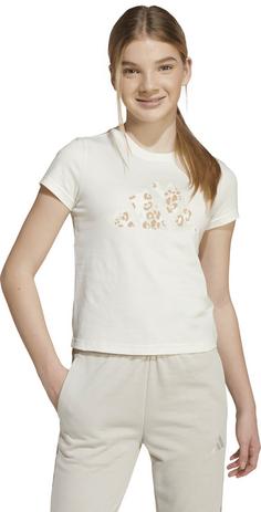 Rückansicht von adidas ANIMAL BIG LOGO T-Shirt Kinder wonder alumina