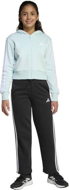 Rückansicht von adidas Essentials Trainingsanzug Kinder halo mint-white